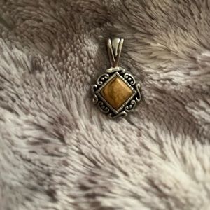 Lia Sophia two sided necklace charm.